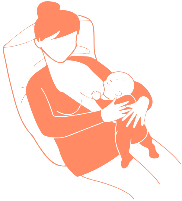 Στάσεις μητρικού θηλασμού ΧΑΛΑΡΗ ΣΤΑΣΗ (LAID BACK)